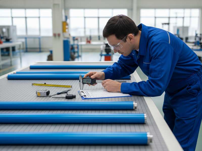 telescopic pole quality inspection checklist measurement anodizing lock testing