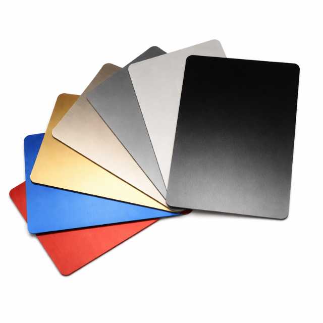 Anodized aluminum sheet