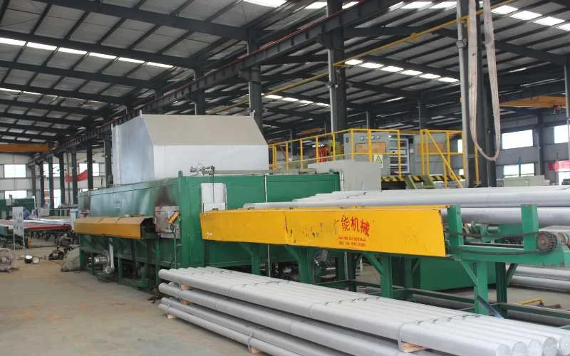 Xingyong 2000t Aluminum Structural Extrusion Press at Xingyong aluminum pole factory