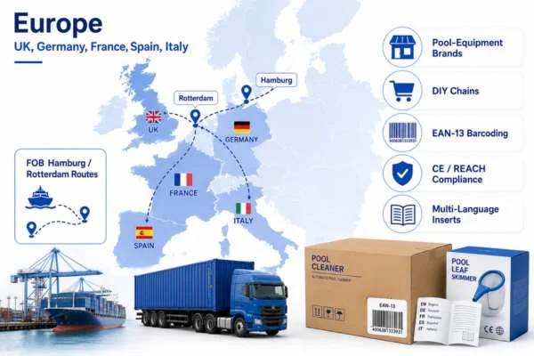 Xingyong aluminum poles exported to Europe