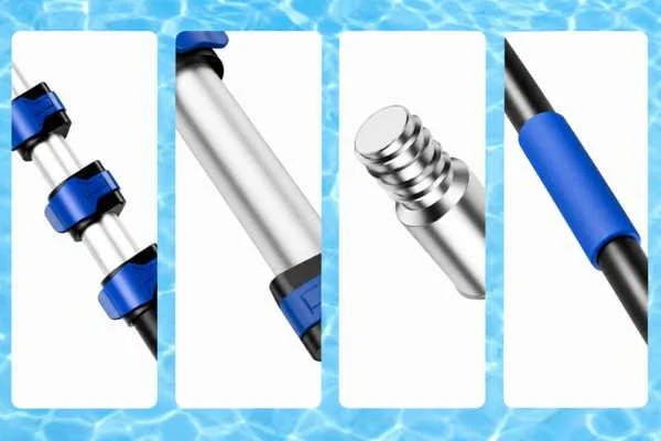 Outer Lock Pool Brush Pole for OEM aluminum pole manufacturing