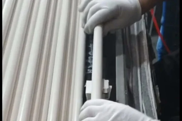Custom push-button telescopic pole program