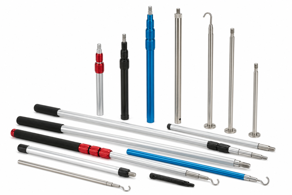 Custom aluminum telescopic pole structures for OEM products
