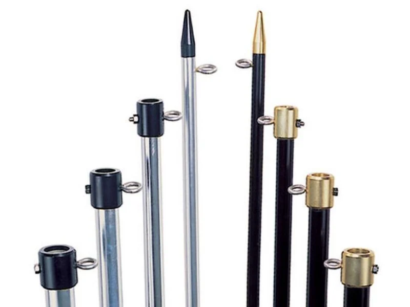 Pair-matched aluminum outrigger poles