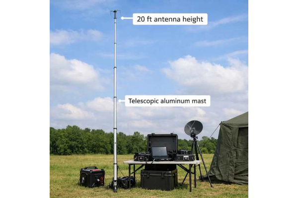 Antenna mast height application