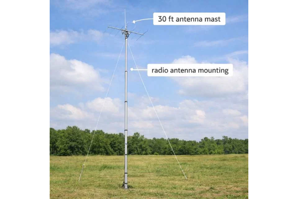 Portable tripod antenna application