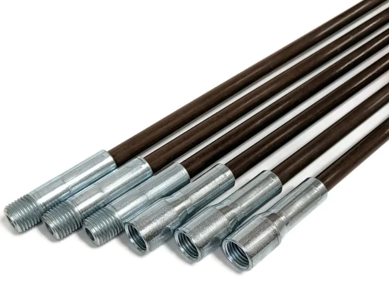 Chimney sweep tools and a service quote sheet