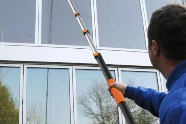 Locking telescoping pole components