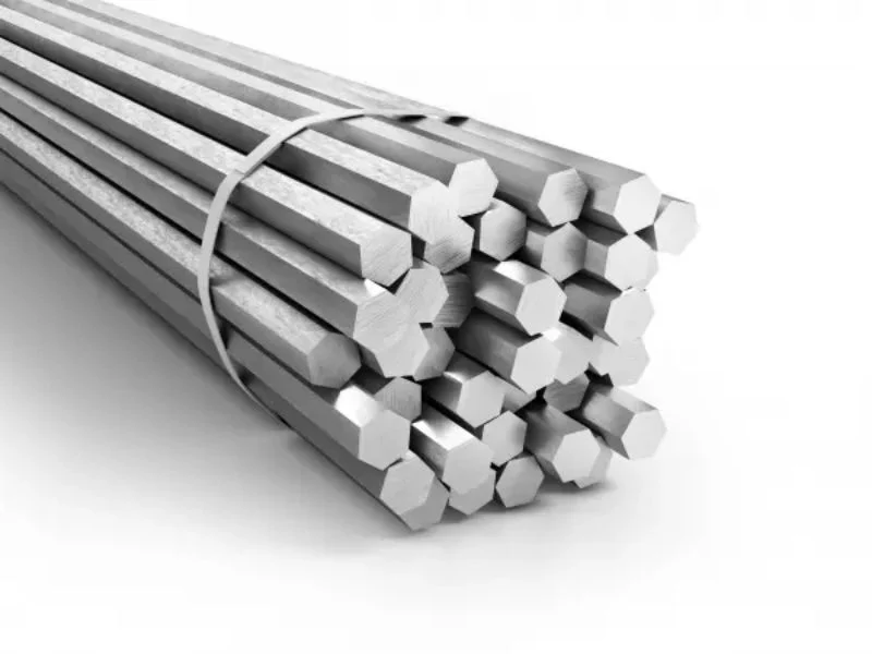 Solid aluminum hex bar machining blanks