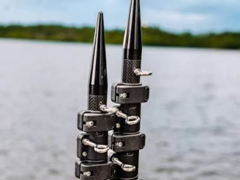 Machined ends keepers and plugs for outriggers