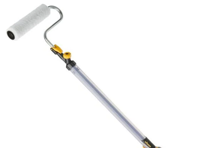 Range of paint poles in retail shelf lengths