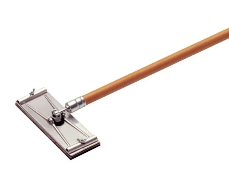 Standard fixed-length aluminum pole sander with molded grip