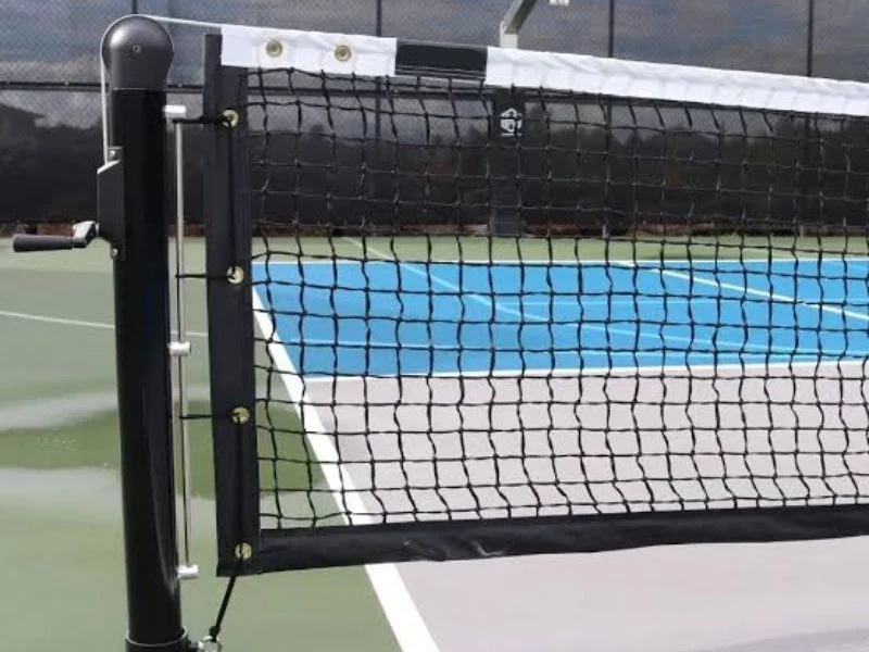 Ground sleeves and molded collars for pickleball posts