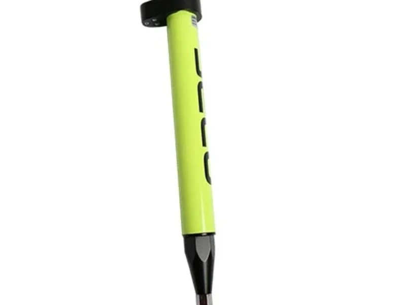 Compact stakeout pole with molded point