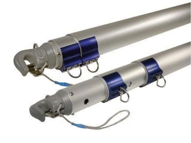 Whisker pole lock holding compression with wet hands