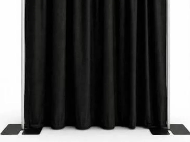 Conteúdo completo do kit de tubos e cortinas