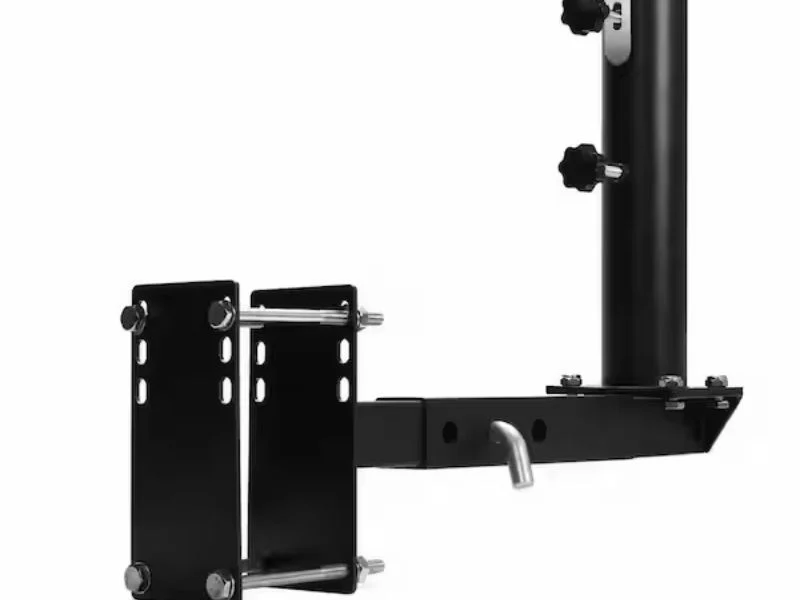 Molded mount bodies caps and grips for RV flag poles