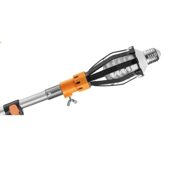 Basket-Type Light Bulb Extension Pole