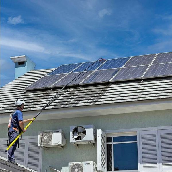 Heavy-Duty Aluminum Solar Panel Cleaning Pole