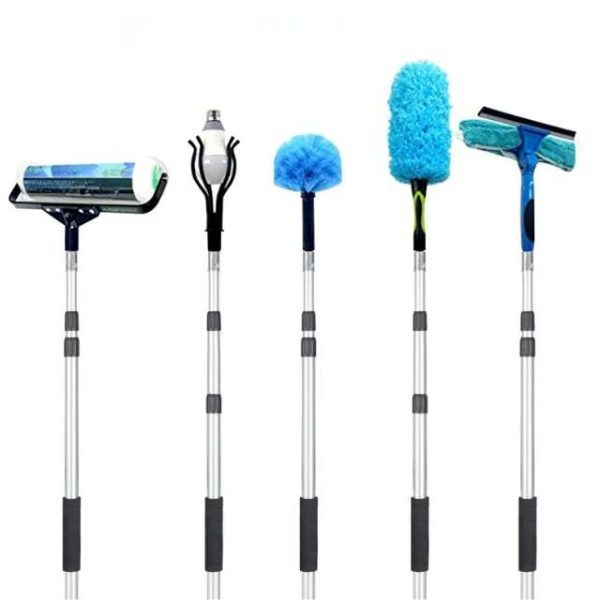 Heavy Duty Extension Poles For Commercial & Household Cleaning Tools