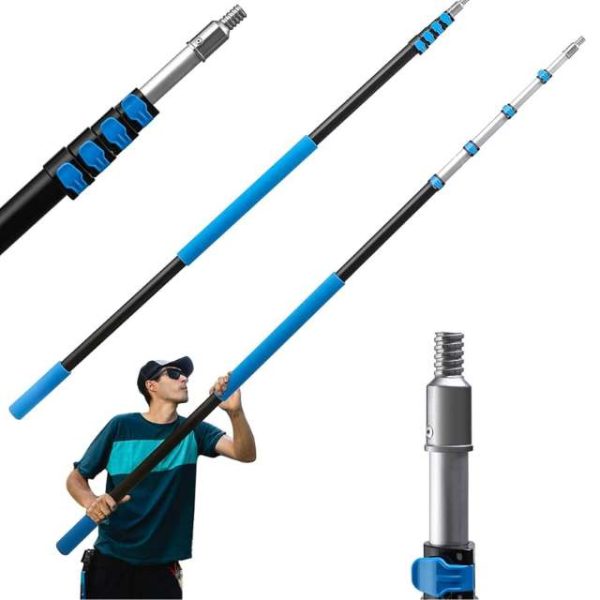 Heavy-Duty Threaded Extension Pole for Industrial Use