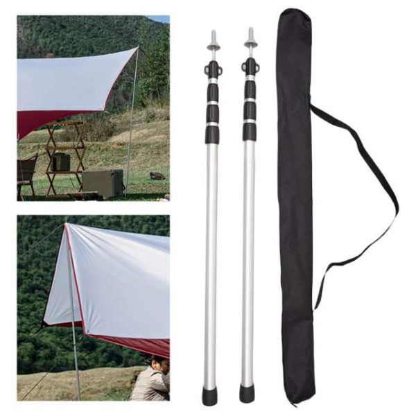 Telescoping & Adjustable Tarp Poles