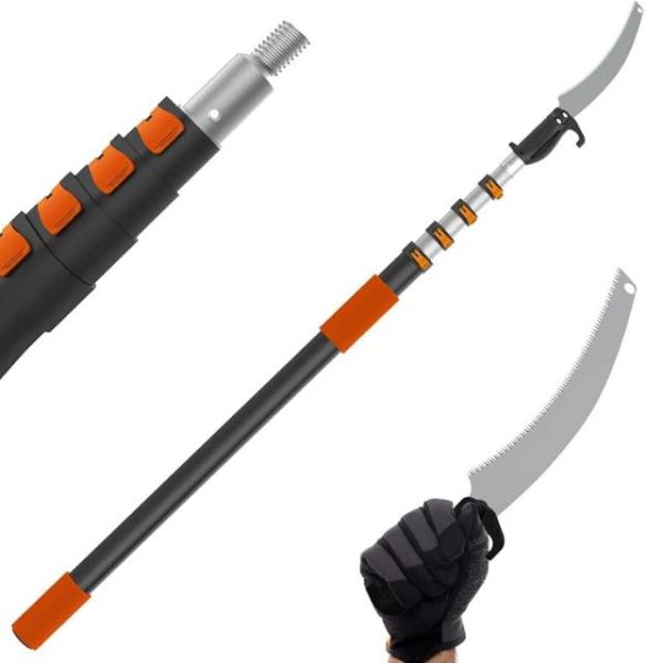 Telescoping Pole Saw with Flip Lock